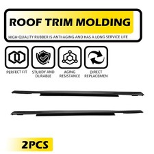Fit 2009-16 Toyota Venza Roof-drip Left Side Right Trim Molding 2x Weatherstrip Fit 2009-16 Toyota Venza Roof-drip Left Side Right Trim Molding 2x Weatherstrip