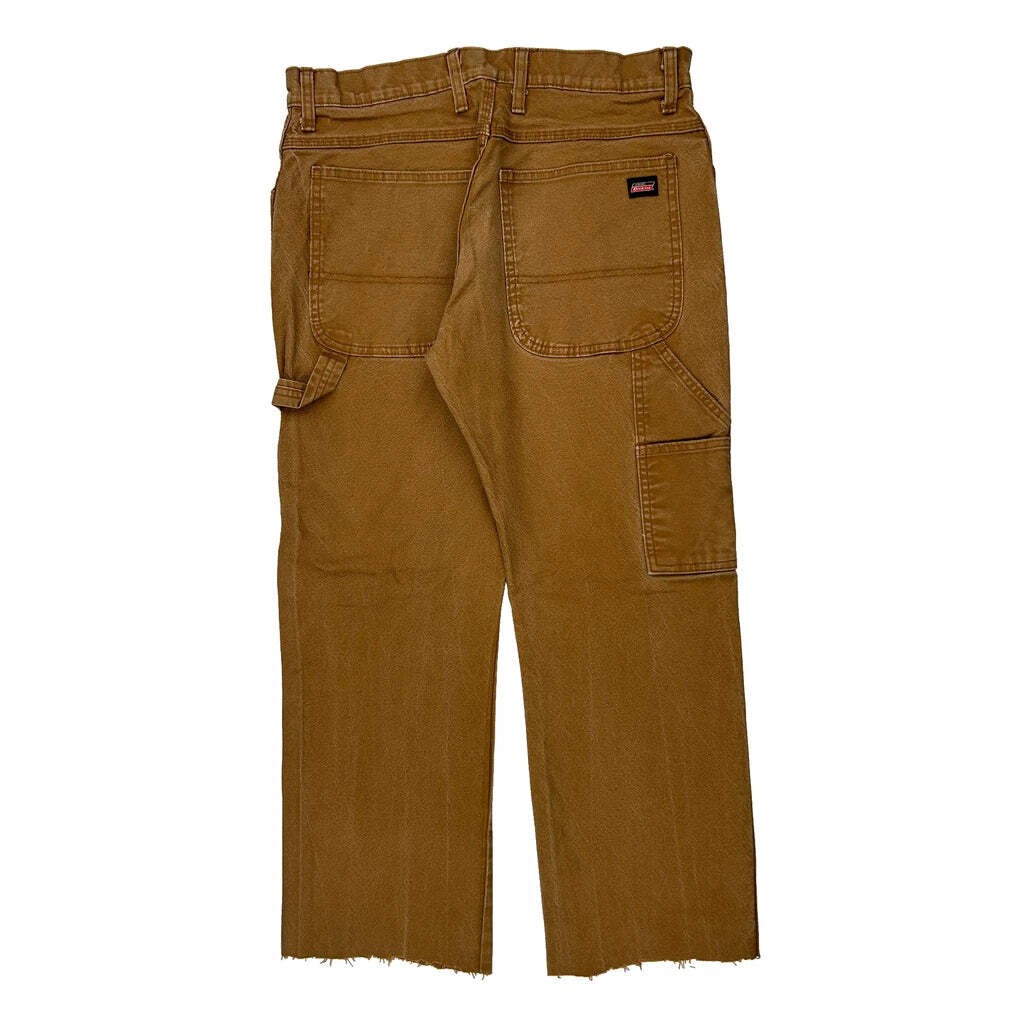 Dickies Double Knee Carpenter Pants - 32W 30L Brown Cotton