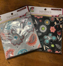 Fabric Editions Charm Pack 5" Squares 21pc 100 Cotton Multicolor Floral
