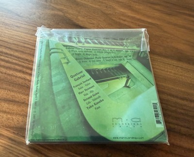 Quatuor Gabriel - MA Recordings Piano Quartets by G. Faure & E. Chausson CD