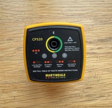 Martindale Electric CP520 Socket Tester – 230V Plug-In Outlet Tester