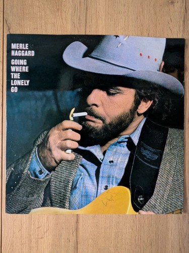 MERLE HAGGARD - GOING WHERE THE LONLEY GO - LP - EPC 25024 - MINT VINYL - Picture 2 of 5