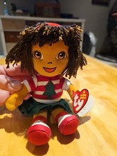 TY Beanie Baby - DORA the Explorer (Dora Christmas Dress Version) (7 inch)