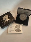 2025 W 1oz 99.9% PURE SILVER. U. S. MINT AMERICAN SILVER EAGLE. With OGP+COA.