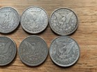US Morgan Silver Dollars 6 coins Pre 1904 Circulated Condition Lot TUE 24 — photo 7