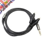 Black Repair Auto Earphone Cable For Sennheiser HD414 HD430 HD650 HD600 HD580 G
