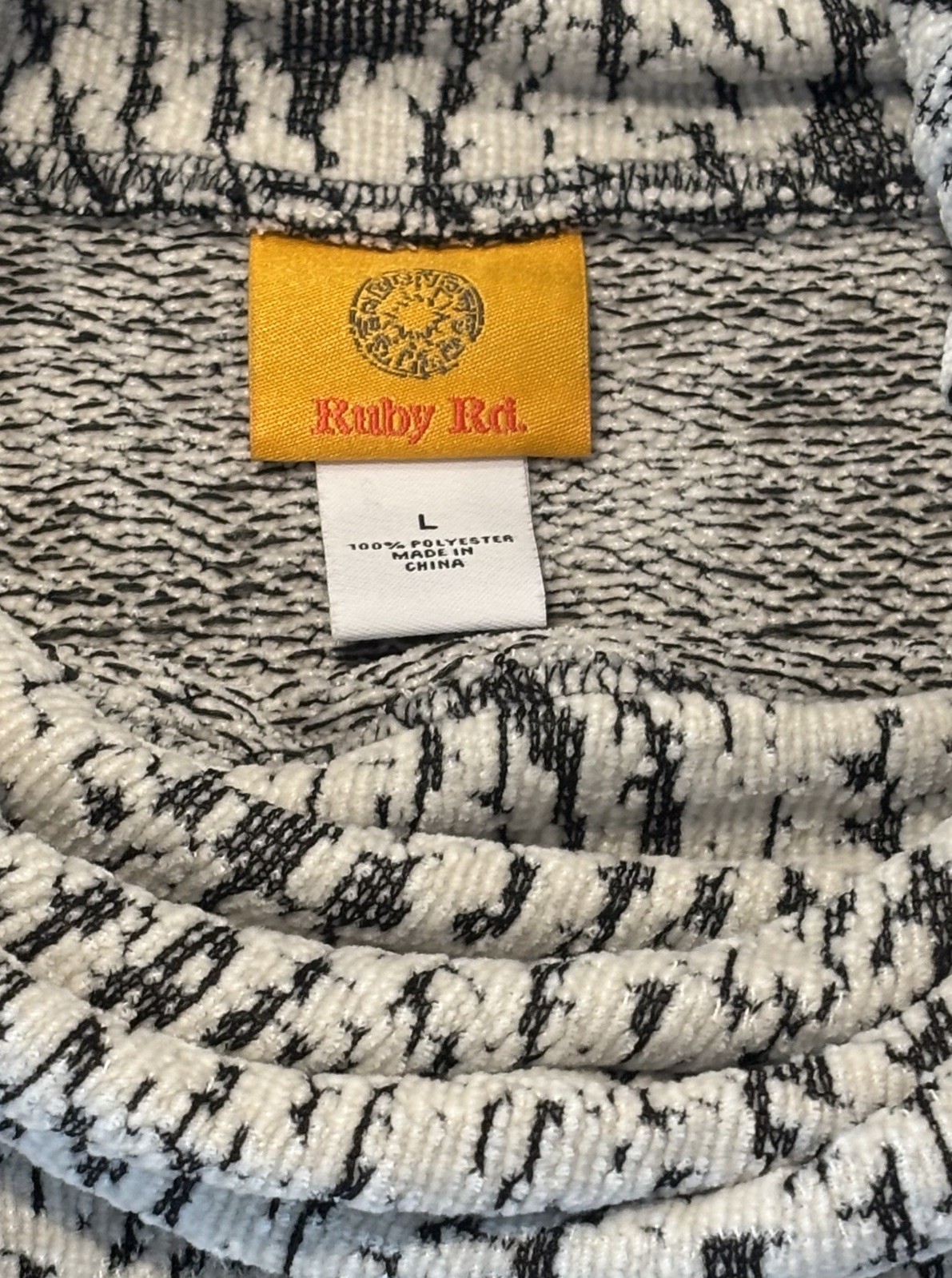 Ruby Rd Sweater Split Cowl Neck with Buttons 3/4 … - image 6