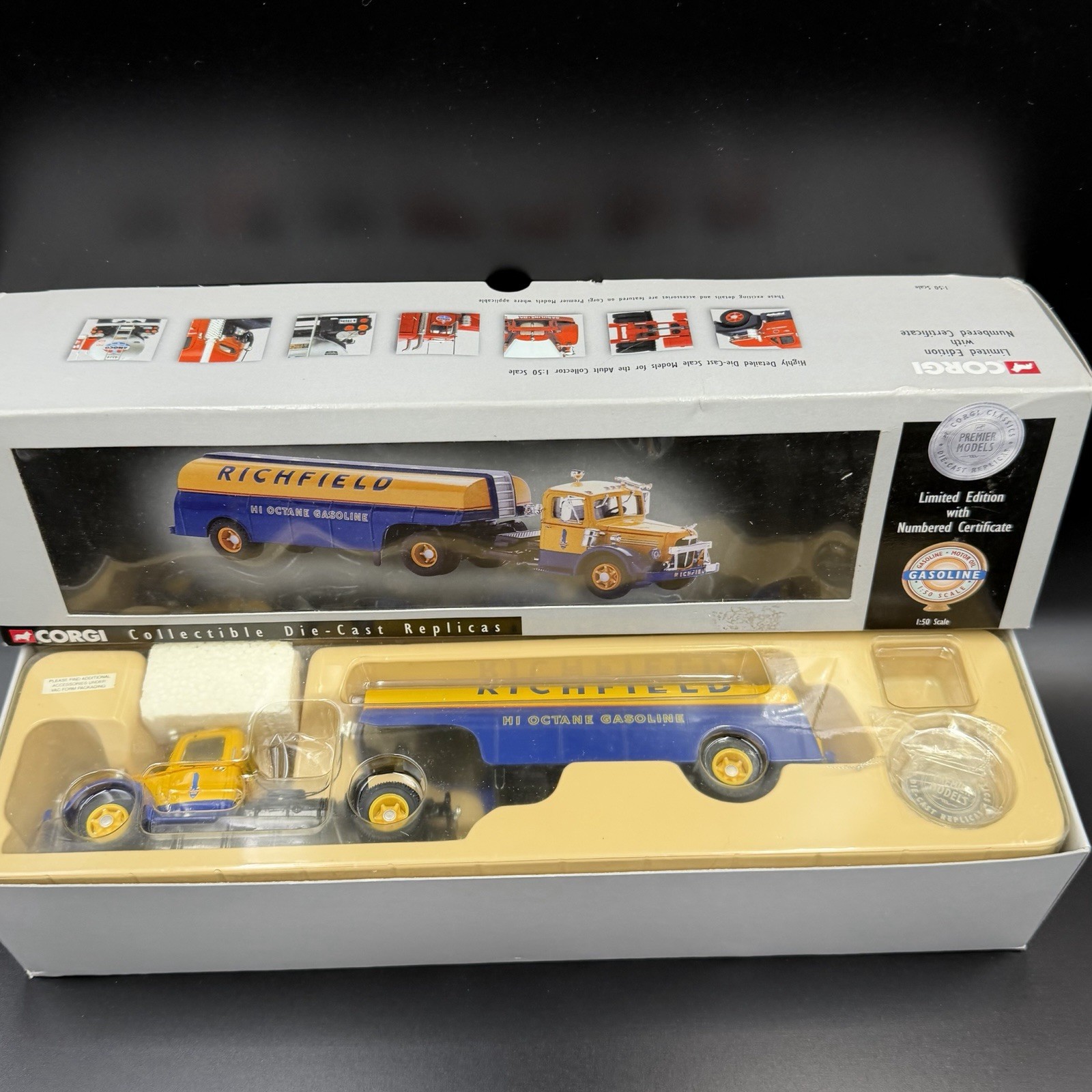 Corgi 51001 Mack LJ Semi Skirted Tanker Truck Lorry 2000 BOXED VGC