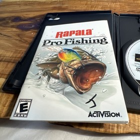 RAPALA PRO FISHING PlayStation 2 - CIB With Registration Card - PS2 PSTwo TESTED