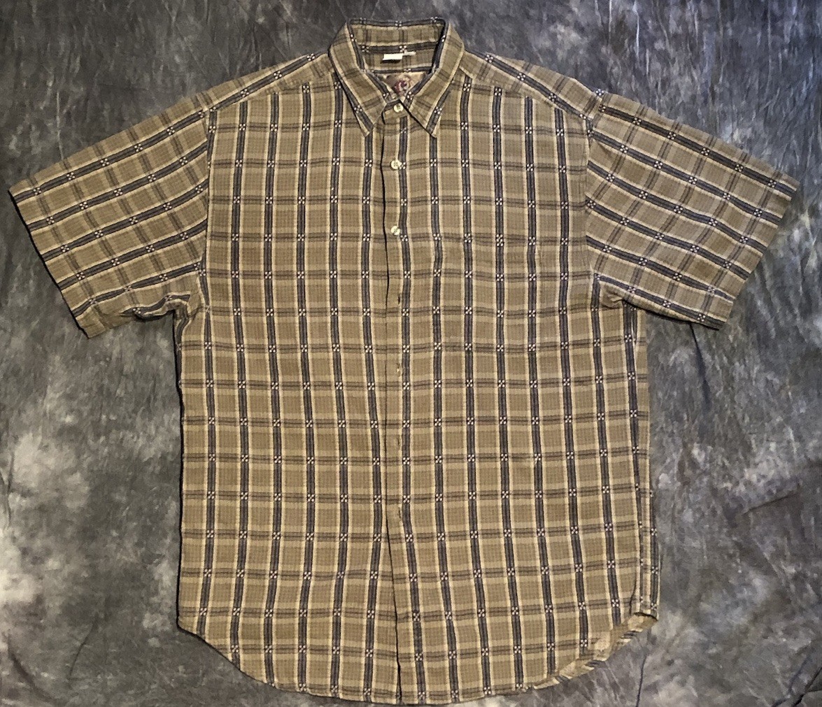 Territory Ahead Explorer Green Pattern Short Slee… - image 1