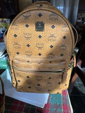 MCM Backpack Model Brown Studs MCM