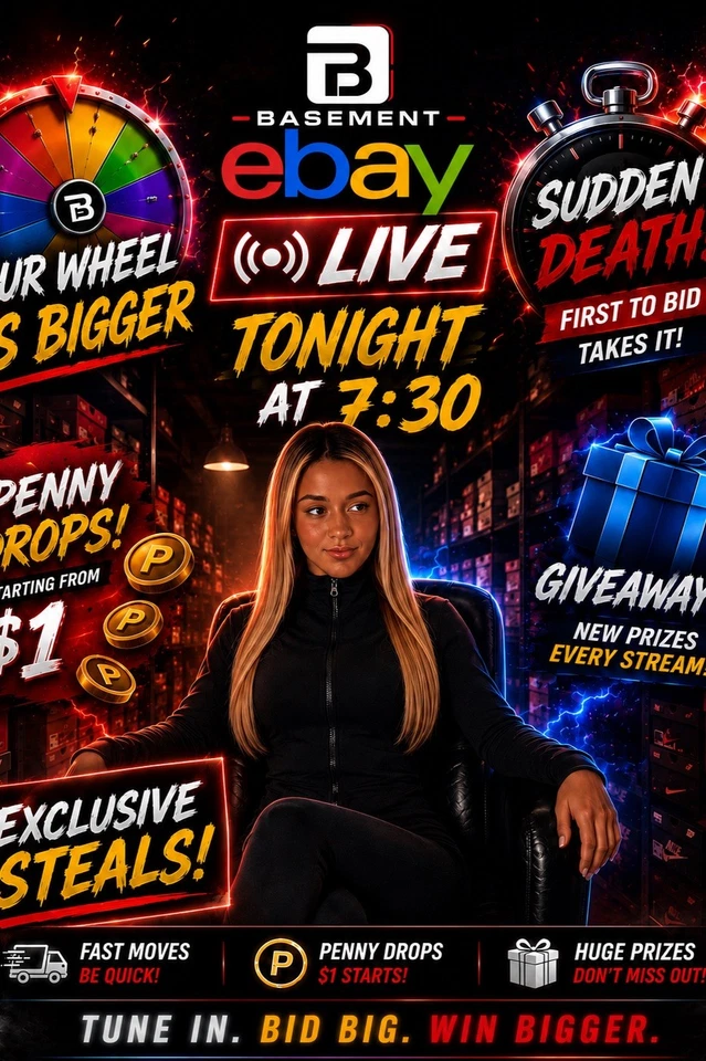 🔥NEW ARRIVALS💰 PENNY DROPS 🎁 GIVEAWAYS ⚡SUDDEN DEATH AUCTIONS