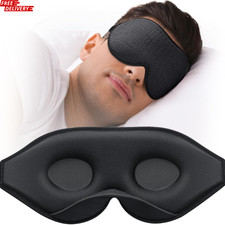 Sleep Mask for Men Women - 100 Blackout Eye Masks for Sleep - 3D Soft Sleeping