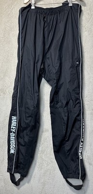 Harley Davidson Motorcycle Pants/Bibs High Vis Mens Size XL  Black Read