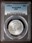 1998-S PCGS SP69 John F Kennedy JFK Silver Half Dollar 50C SP69 Matte SMS