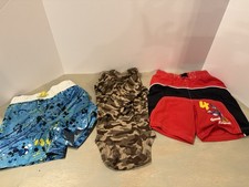 Lot Of 3-Baby Boys Size 12, 12-18, And 12 Months Swim Shorts And Body Suit