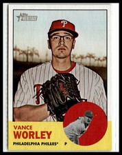 Vance Worley 2012 Topps Heritage #116 Philadelphia Phillies
