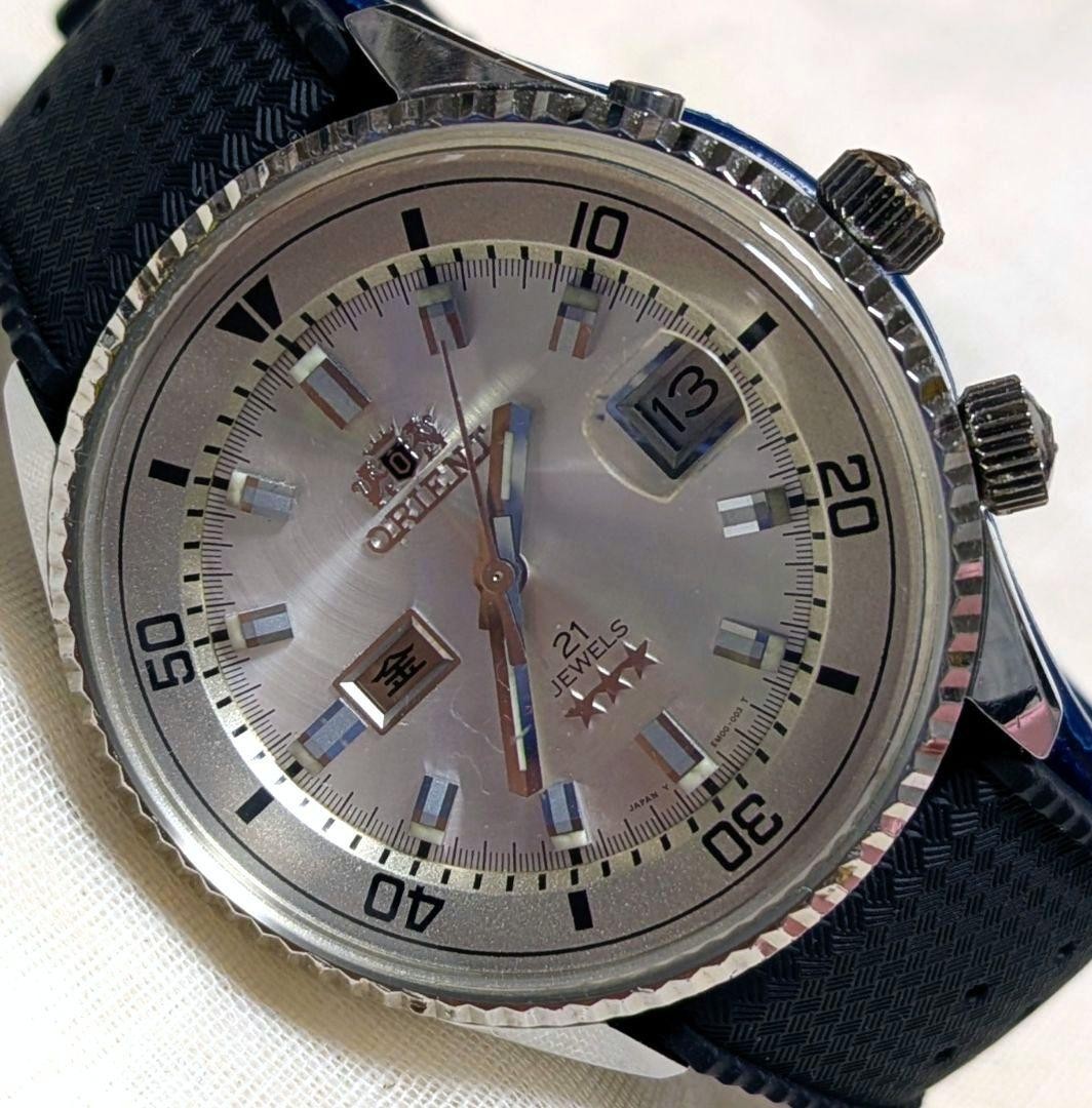 Orient Kingmaster Automatic Watch 42mm Silver Use… - image 1