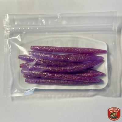 10 PC Custom LSU Colors  5'' Senko-Style Stick Worm | Fishing Bait | Tigers | NEW