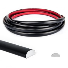 Art3d 25ft Black Peel & Stick Tile Trim for Backsplash Edge Self-Adhesive Liner