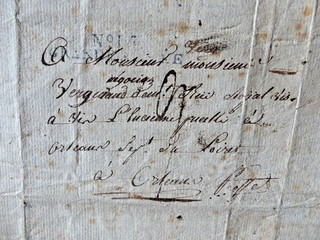 POLOGNE NR 15 GRANDE ARMEE 1807 magnifique lettre militaire d'un soldat