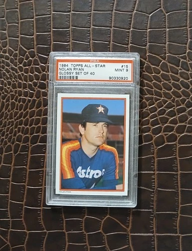 1984 Topps GLOSSY #15 Nolan RYAN🏆PSA 9🏆RARE pop. 71🎈