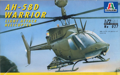 Italeri Nr.: 027 , AH-58D Kiowa Warrior vintage 1994 -ar-