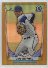 2014 Bowman Draft Chrome Gold Refractor 27/50 Jeff Hoffman #CDP6 0m80