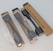 3 Macintosh PowerBook Video Cables Box Vintage Computing 2 Sealed NOS