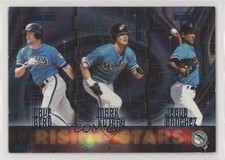 1998 Pacific Omega Rising Stars Numbered Parallel /100 Dave Berg Mark Kotsay 0f6