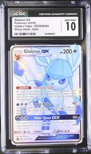 CGC 10 Glaceon GX SV/55/SV94 Hidden Fates Shiny Vault Pokemon 2019 on eBay