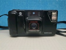 Minolta Freedom 100 Point Shoot 35mm Film Camera TESTED WORKS