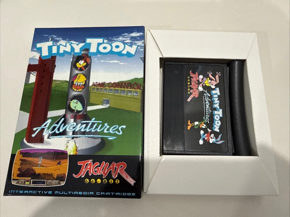 Atari Jaguar Tiny Toon Adventure & Plucky Duck Hollywood HiJinx Set / Pair - Image 3 of 4