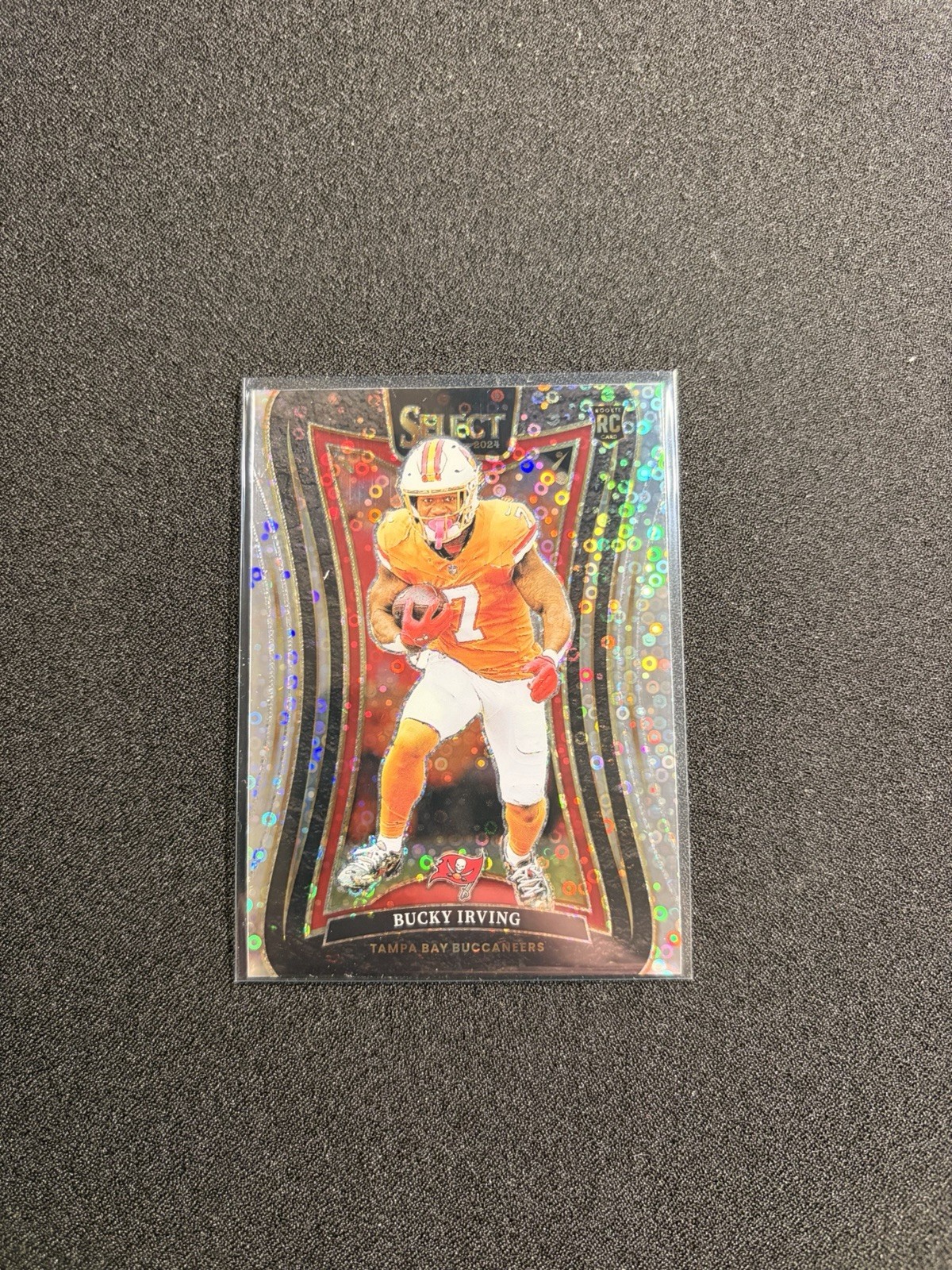 2024 Panini Select - Suite Level Bucky Irving #313 Disco Prizm (RC)