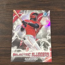 2026 Bowman Electric Sluggers Elly De La Cruz #ES-9 Reds