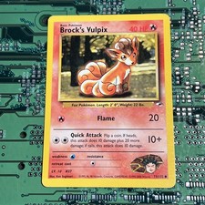 Brock's Vulpix 73/132 Gym Heroes Common Pokemon Card on eBay