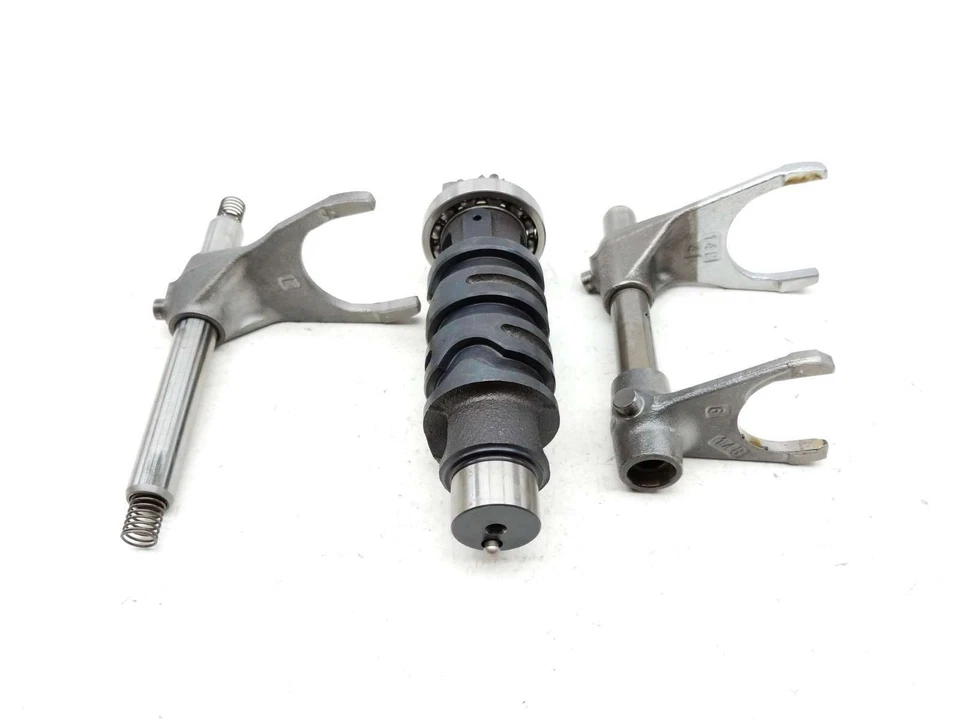 09-14 Yamaha YZF R1 Transmission Shift Shifter Forks and Drum - Image 2 of 4