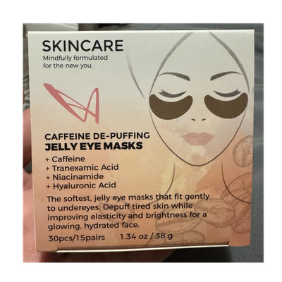LASplash Jelly Eye Pads Caffeine De-Puffing Eye Masks 30pcs 1.34oz
