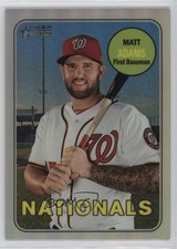 2018 Topps Heritage High Number Chrome Refractor /569 Matt Adams #THC-537 19yv