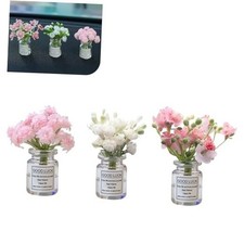 3 PCS Mini Daisy Flower Car Accessories for Women, Cute Daisy Glass Version 2