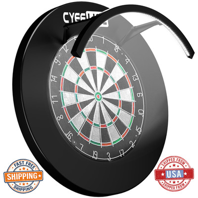 CyeeLife Dartboard LED Lighting System for Steel Dart Board 2 Parts Easy Install