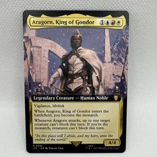 Aragorn, King of Gondor [Extended Art] #85 Prices | Magic Lord of the Rings  Commander | Magic Cards