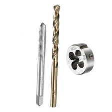 M5x0.8 Tap and Die Drill Bit Set Left Hand Thread Milling Tap & Die 4.2mm Cobalt