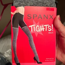 SPANX Gray Hosiery Tights