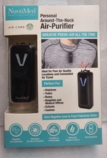 NuvoMed Personal Around The Neck Air Purifier - Rechargeable New Sealed Pack