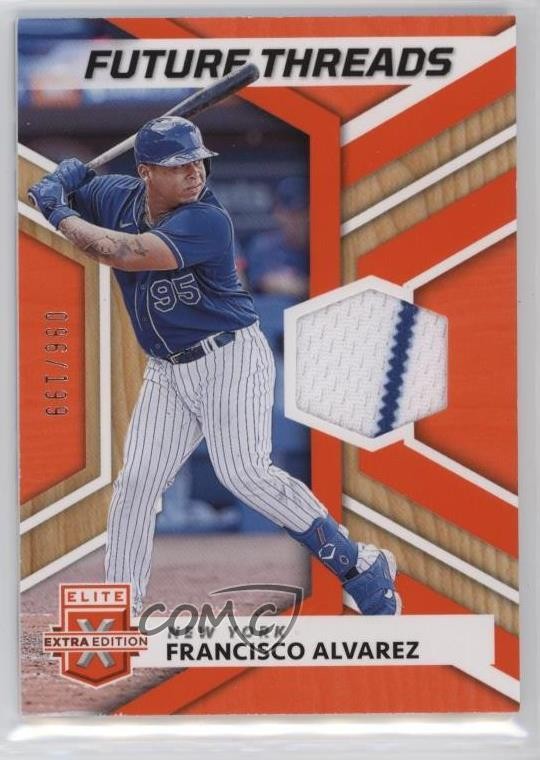 2022 Elite Extra Edition Future Threads Orange 96/199 Francisco Alvarez 0z6e