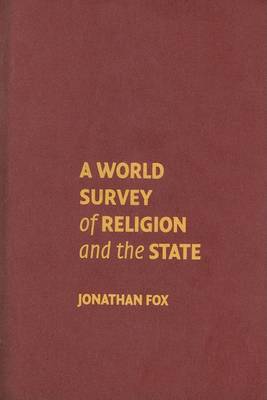 A World Survey of Religion and the State Fox Hardback Cambridge University Press