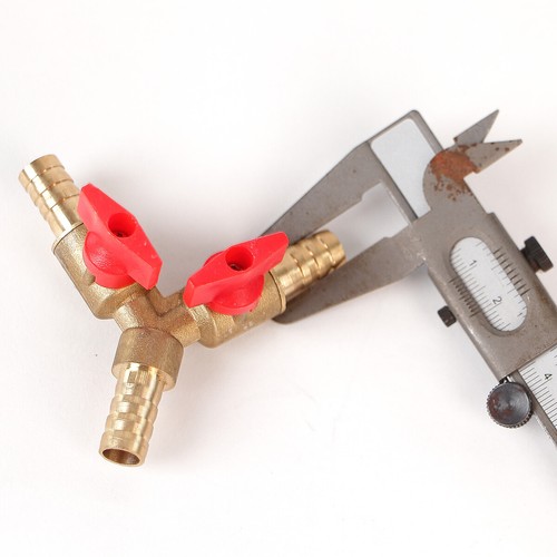 2-Wege Y-Verteiler 10mm - mit Absperrhähnen für Zapfhähne, Gartenschlauch (YV04) - Bild 4 von 6