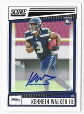 Kenneth Walker III [Signature] #329 Prices | 2022 Panini Score