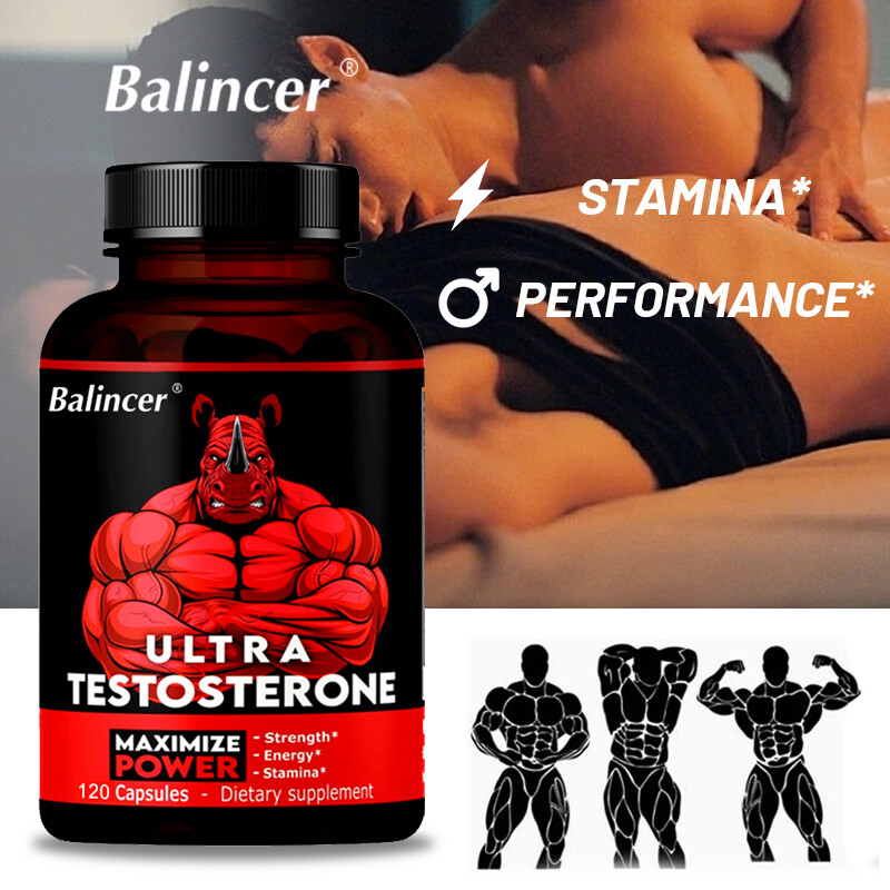 Ultra Testosterona 120 Cápsulas. Tribulus, Maca, Ashwagandha y Epimedium